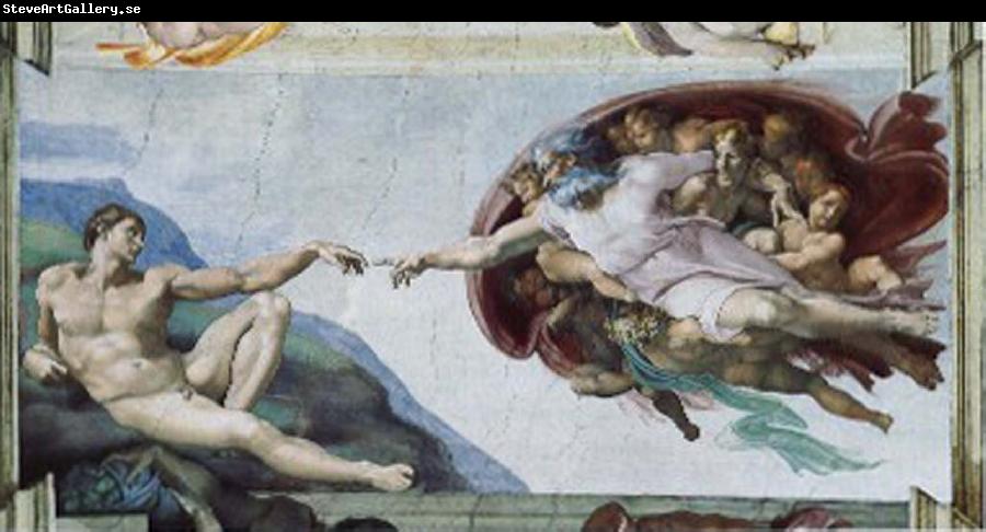 CERQUOZZI, Michelangelo The creation of Adam